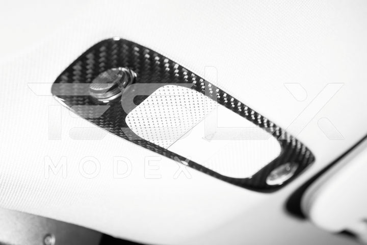 2020-23 Tesla Model 3 &amp; 20-24 Y Carbon Fiber Interior Reading Light Frame