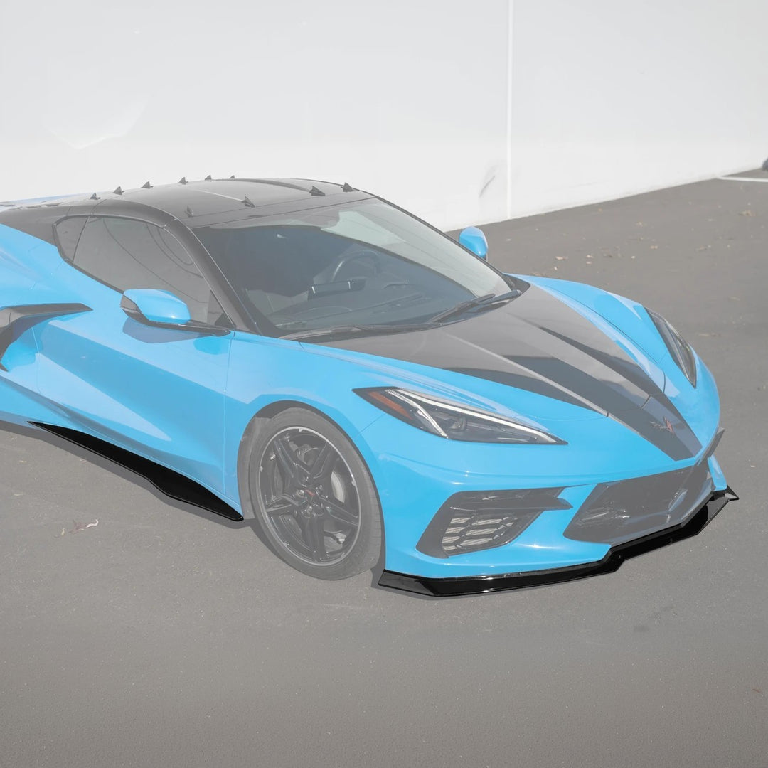 Corvette C8 Stingray Front Lip &amp; Side Skirts [Z06 Conversion Package]