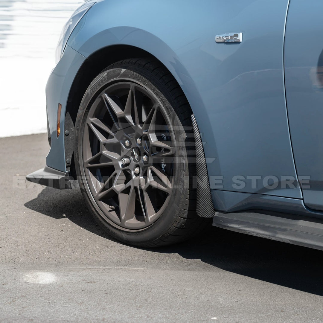 2024+ Ford Mustang Dry Carbon Fiber Mud Flap