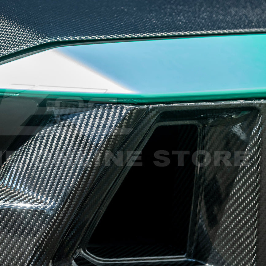 2024+ Ford Mustang Dark Horse DRY CARBON FIBER Front Grille Insert