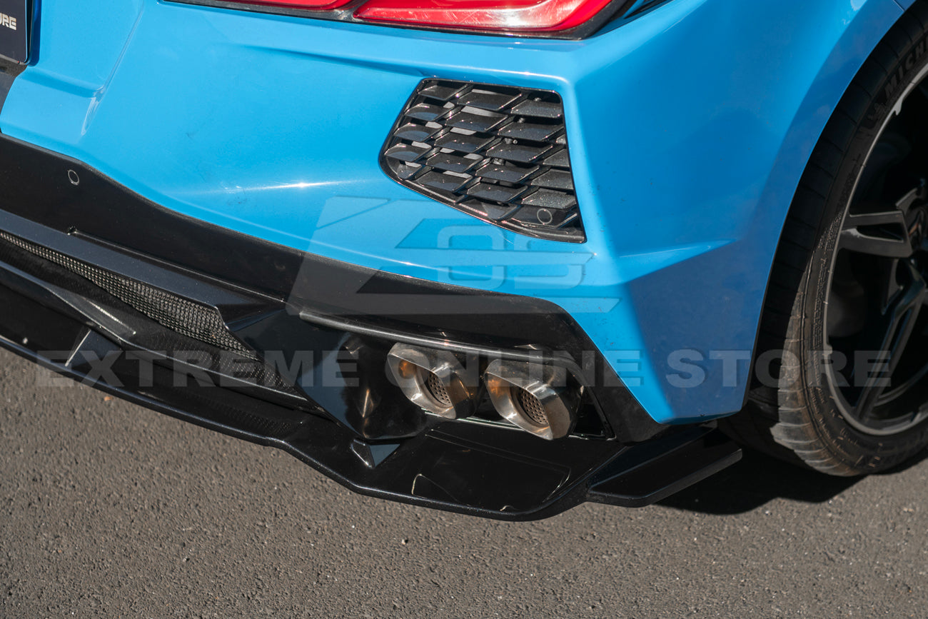 Corvette C8 Rear Bumper Add-On Diffuser Lip