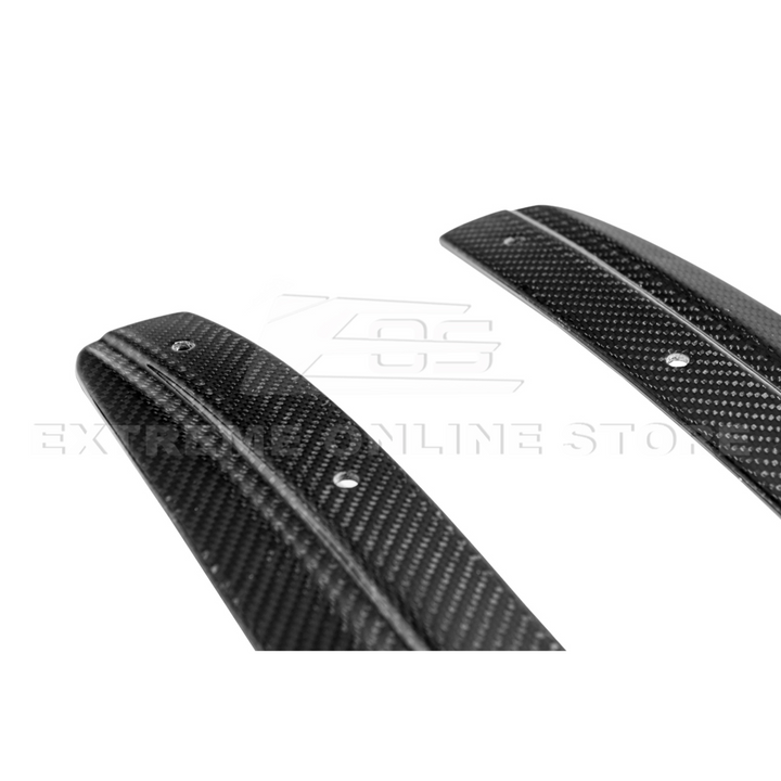 2020-Up Cadillac CT4-V Blackwing CARBON FIBER Front Splitter Side Wheel Arch