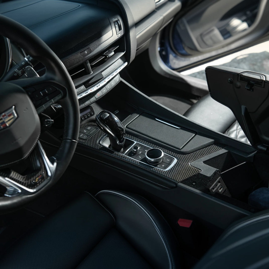 2020-Up Cadillac CT5 Dry Carbon Fiber Interior Trim Cover Set