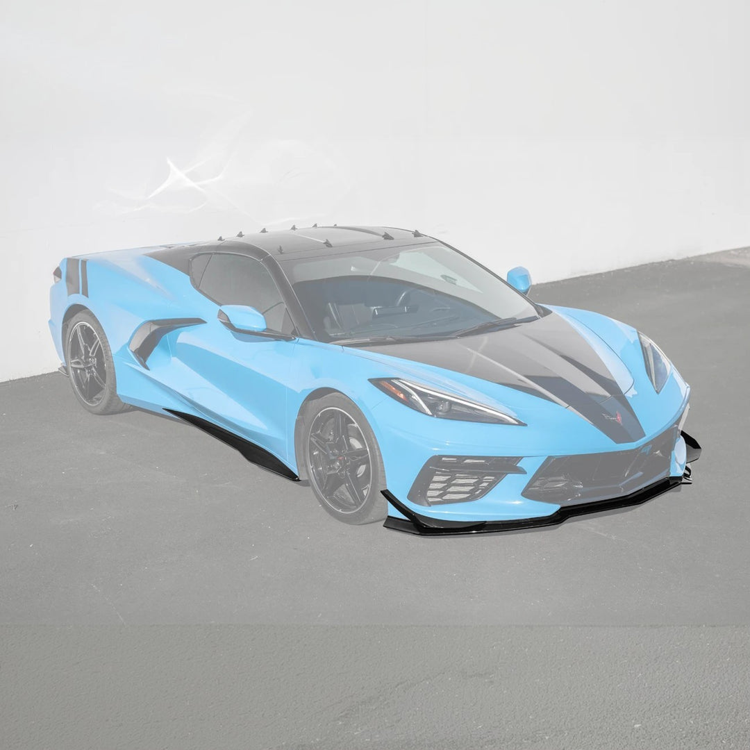 Corvette C8 Stingray Front Lip &amp; Side Skirts [Z06 Conversion Package]
