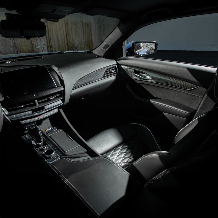2020-Up Cadillac CT5 Dry Carbon Fiber Interior Trim Cover Set