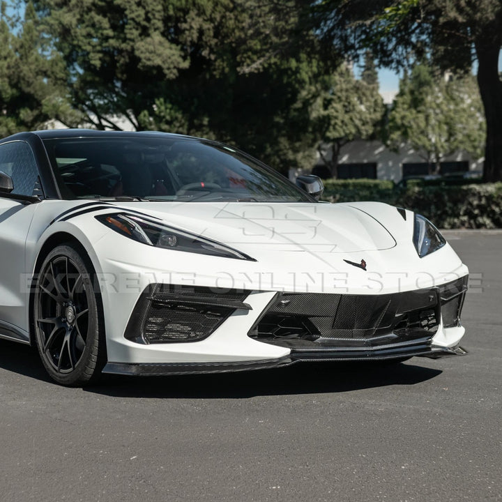 Corvette C8 Stingray DRY CARBON FIBER Front Splitter [Z06 / Z07 Conversion Package]