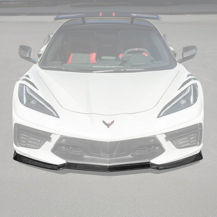 Corvette C8 Stingray DRY CARBON FIBER Front Splitter [Z06 / Z07 Conversion Package]