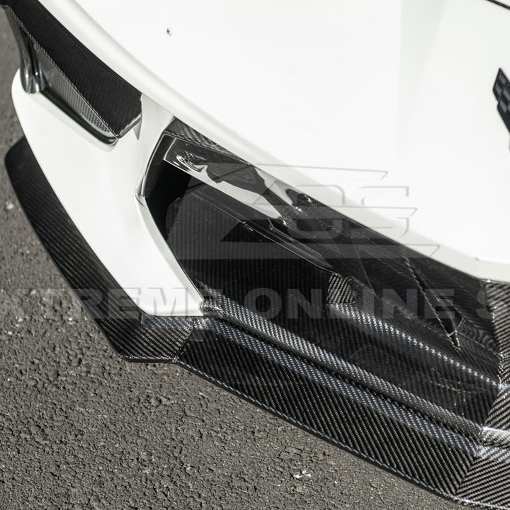 Corvette C8 Stingray DRY CARBON FIBER Front Splitter [Z06 / Z07 Conversion Package]