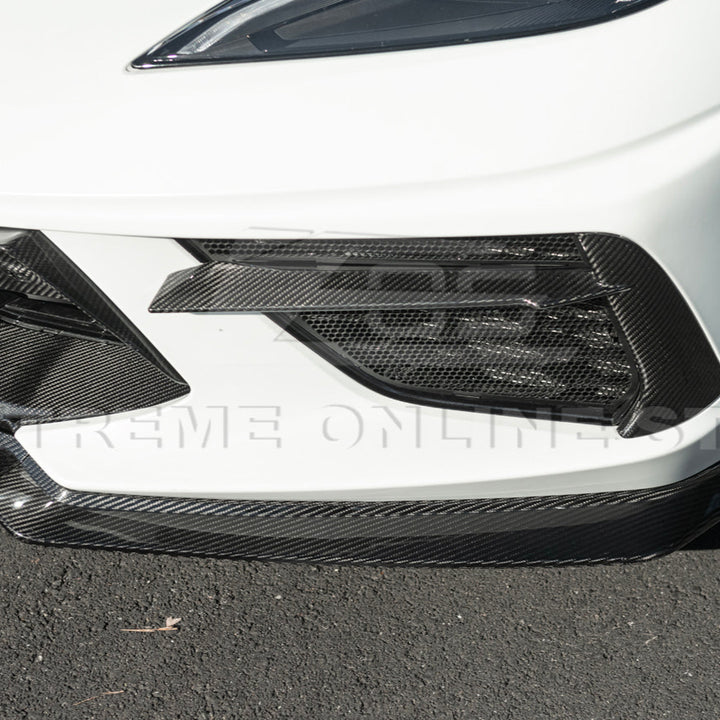 Corvette C8 Stingray DRY CARBON FIBER Front Splitter [Z06 / Z07 Conversion Package]