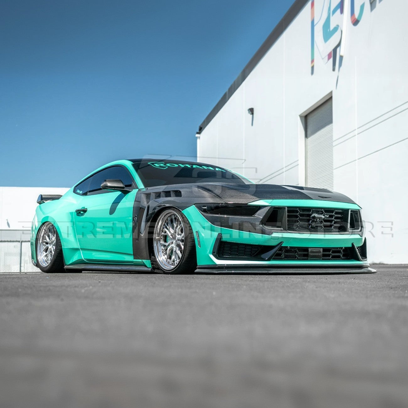 2024+ Ford Mustang Front Bumper Lip Splitter Panel