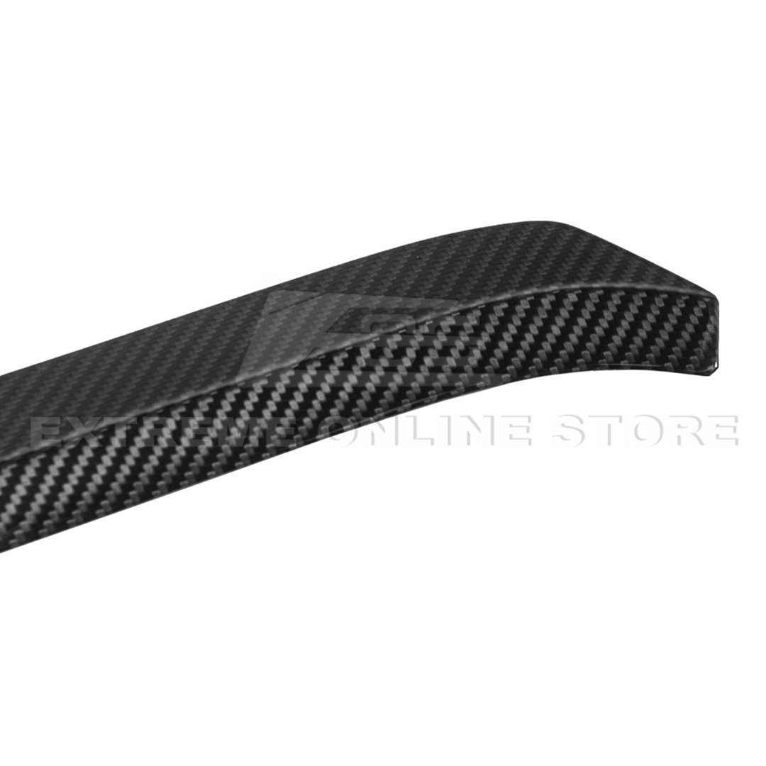 Corvette C8 Z06 DRY CARBON FIBER High Wing Spoiler Wicker Bill Extension