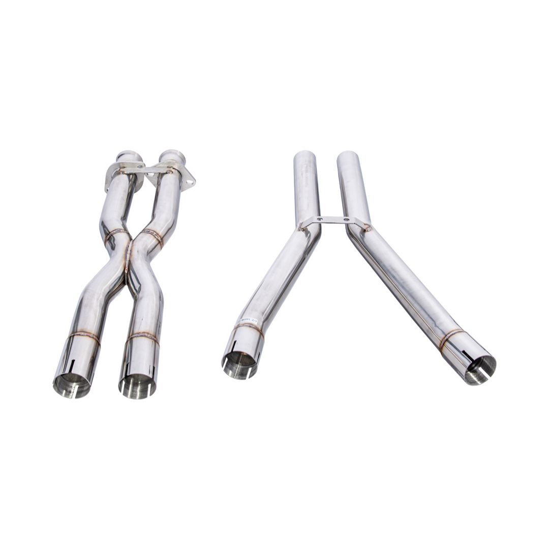2006-08 Corvette C6 6.0L 6.2L Automatic 6 Speed Stainless Steel 2.5 In X Pipe