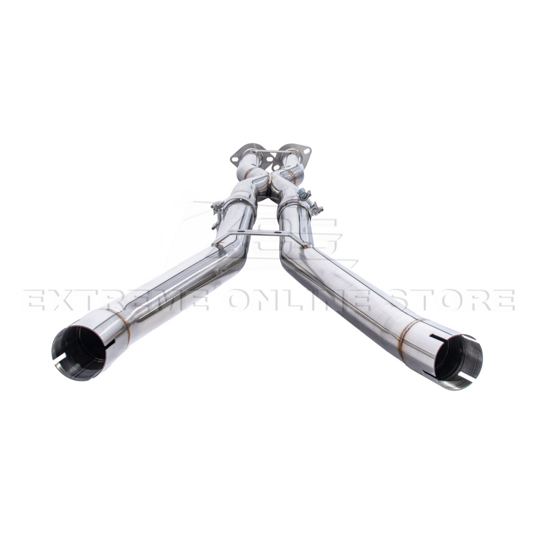 2006-08 Corvette C6 6.0L 6.2L Automatic 6 Speed Stainless Steel 2.5 In X Pipe