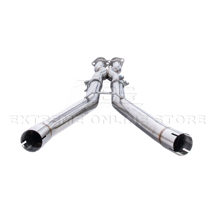 2006-08 Corvette C6 6.0L 6.2L Automatic 6 Speed Stainless Steel 2.5 In X Pipe
