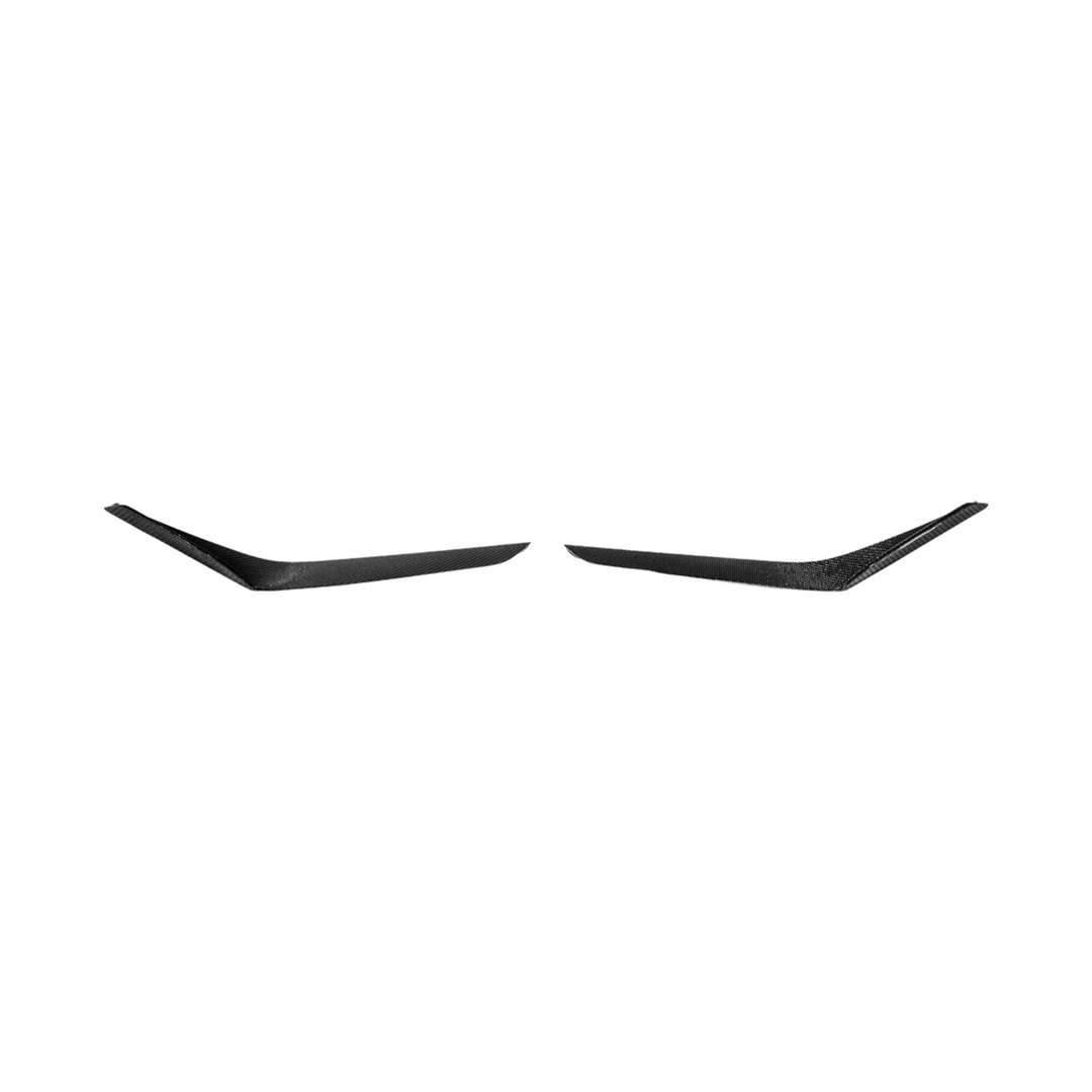 2020-24 Cadillac CT5-V Blackwing Package Style Carbon Fiber Front Lip Splitter Canards