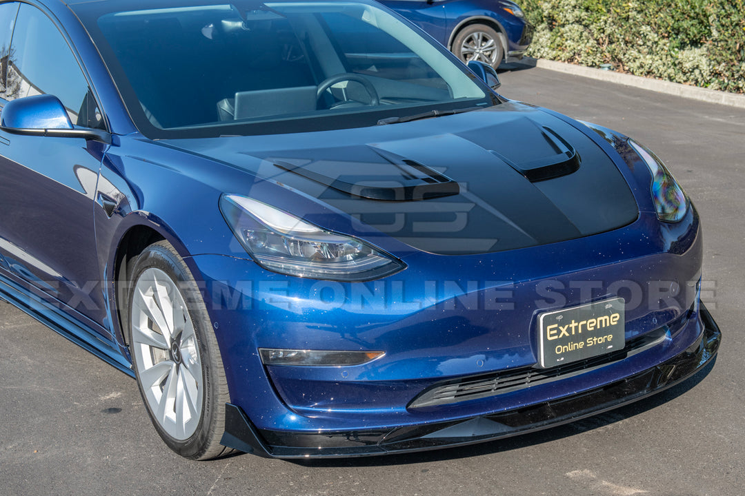 2017-23 Tesla Model 3 Track Front Lip Splitter &amp; Side Skirts