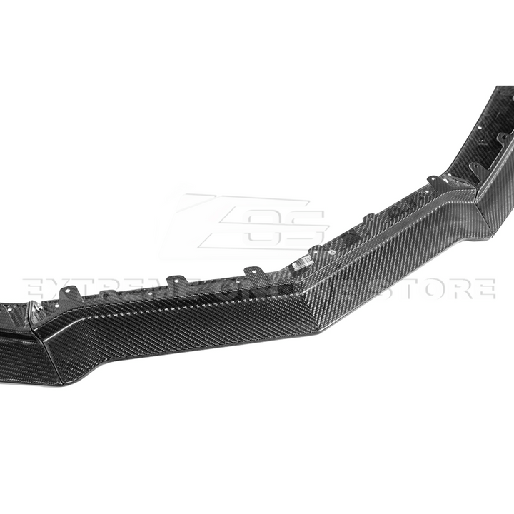 Corvette C8 Z06 / E-Ray DRY CARBON FIBER Front Splitter &amp; Canards [Z07 Extended Package]