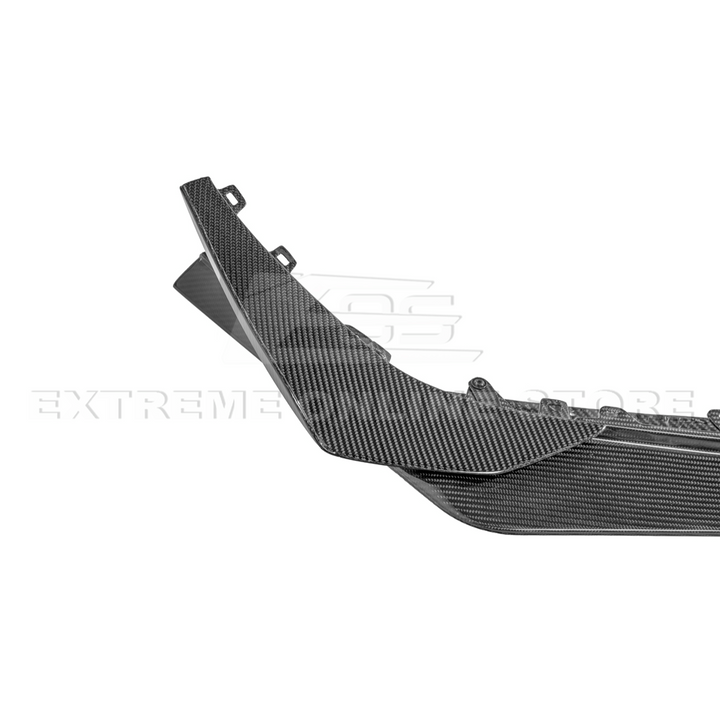 Corvette C8 Z06 / E-Ray DRY CARBON FIBER Front Splitter &amp; Canards [Z07 Extended Package]