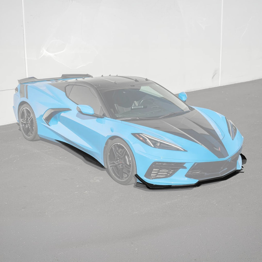 Corvette C8 Stingray Front Lip &amp; Side Skirts [Z06 Conversion Package]