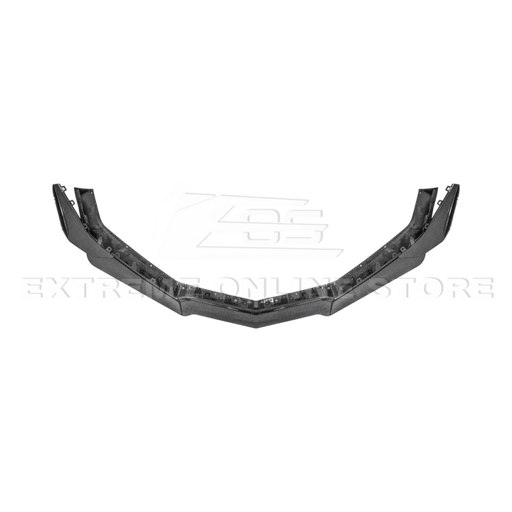 Corvette C8 Z06 / E-Ray DRY CARBON FIBER Front Splitter &amp; Canards [Z07 Extended Package]