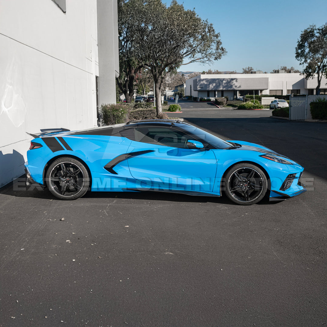 Corvette C8 Stingray Front Lip &amp; Side Skirts [Z06 Conversion Package]