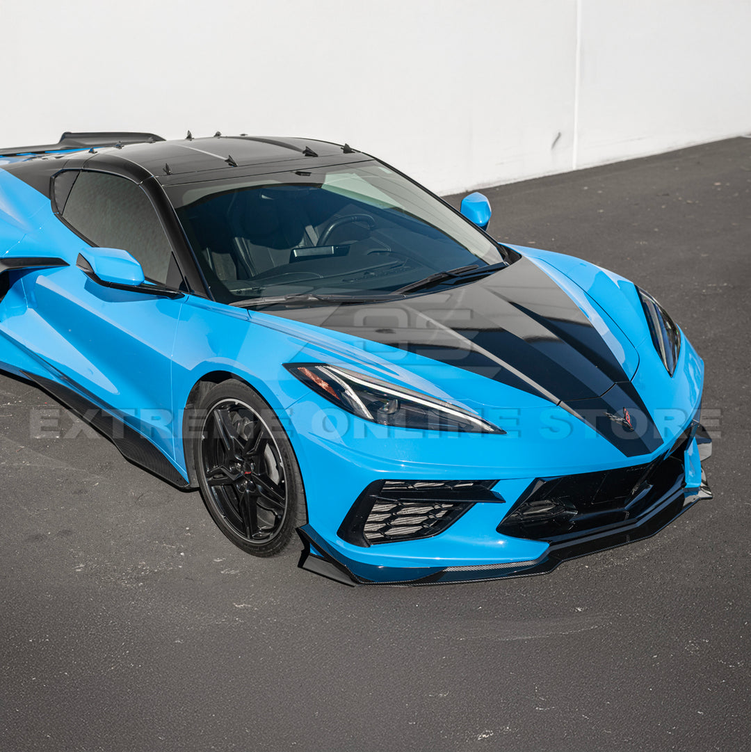 Corvette C8 Stingray Front Lip &amp; Side Skirts [Z06 Conversion Package]