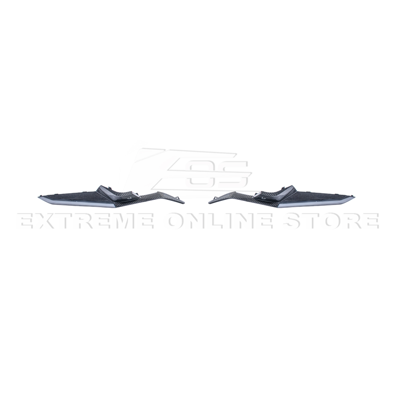 Corvette C8 Z06 Models | CARBON FIBER Sequential LED DRL Light Bar Bezel Insert