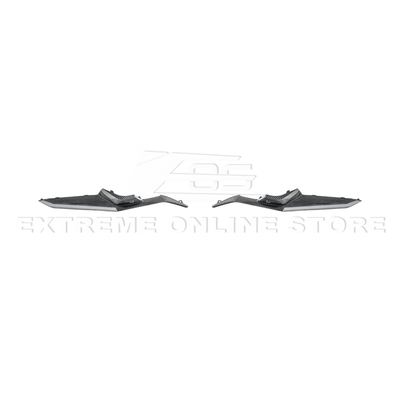 Corvette C8 Z06 Models | CARBON FIBER Sequential LED DRL Light Bar Bezel Insert
