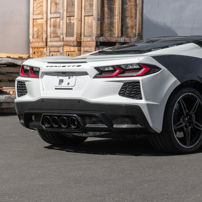 Corvette C8 Z06 Package Rear Center Quad Exit Diffuser