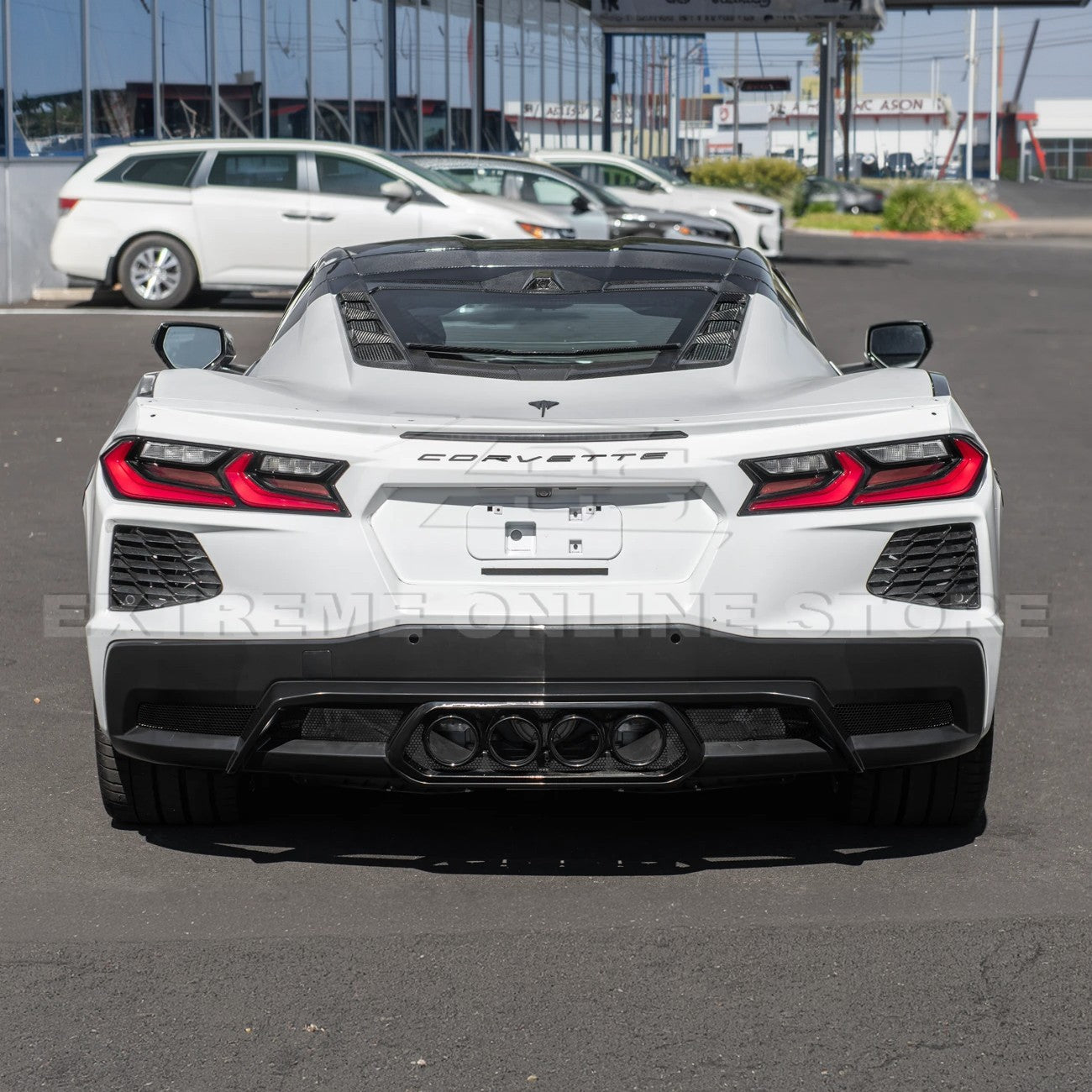 Corvette C8 Z06 Package Rear Center Quad Exit Diffuser – Extreme Online ...