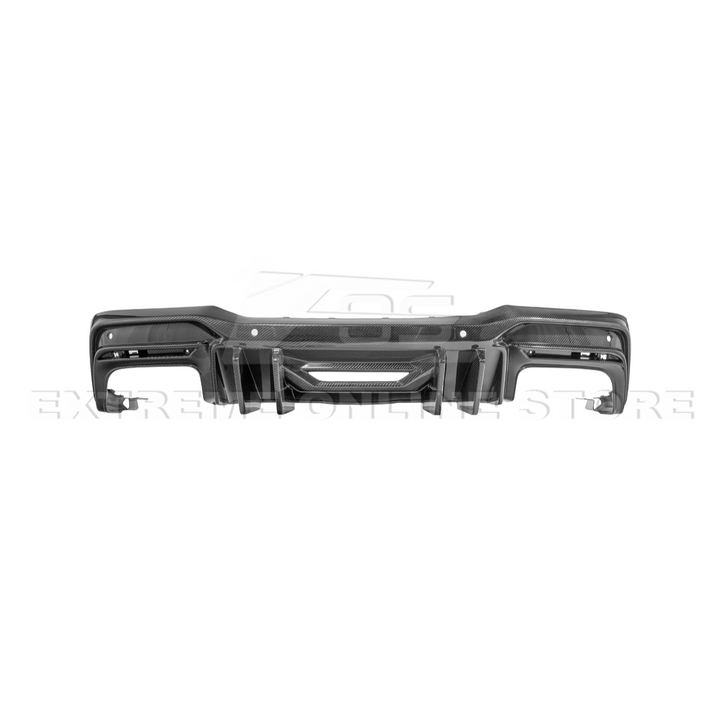 2024+ Ford Mustang V2 Package Carbon Fiber Rear Bumper Diffuser
