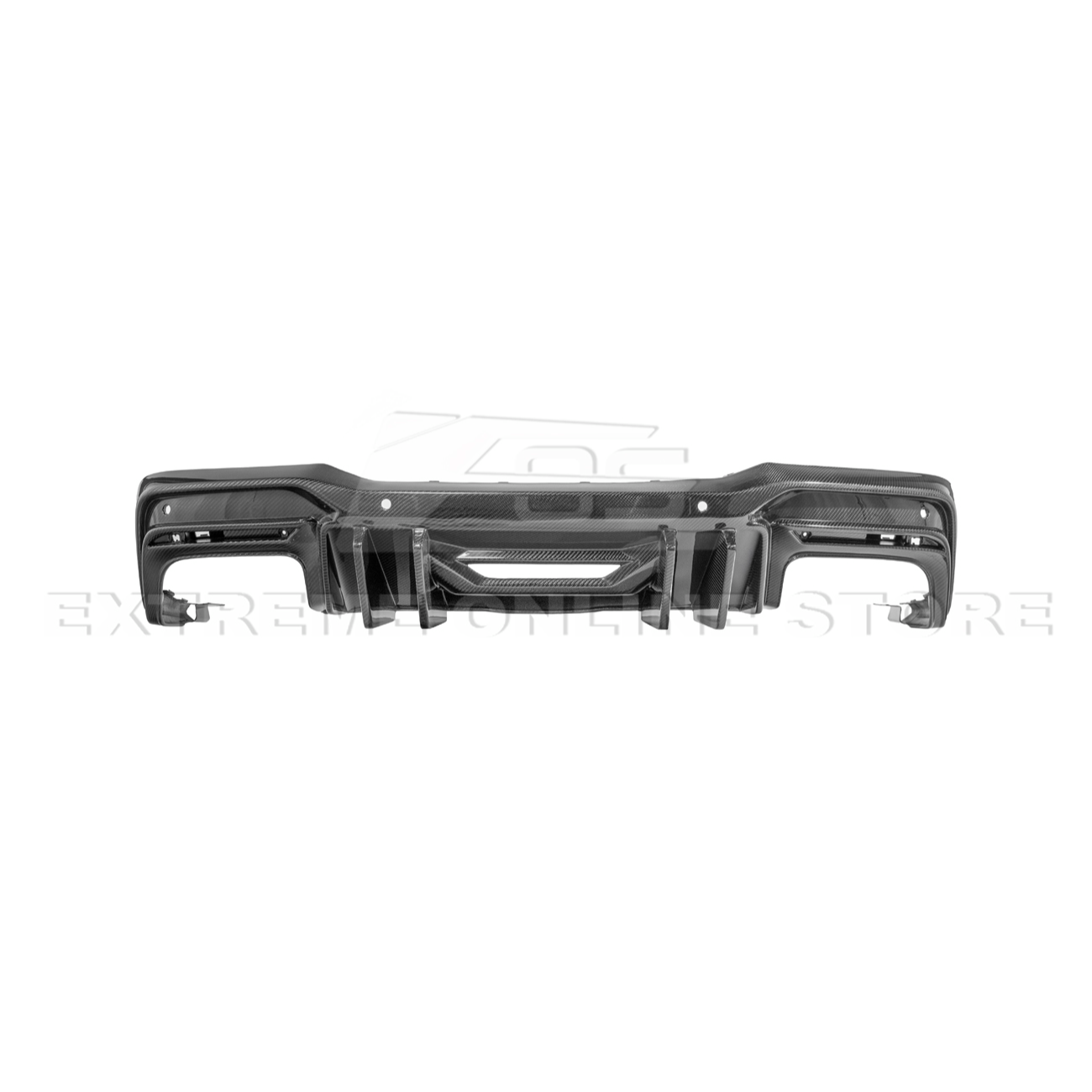 2024+ Ford Mustang V2 Package Carbon Fiber Rear Bumper Diffuser
