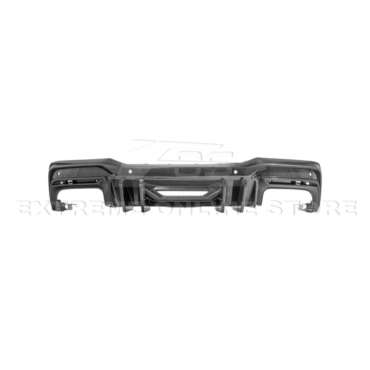 2024+ Ford Mustang V2 Package Carbon Fiber Rear Bumper Diffuser