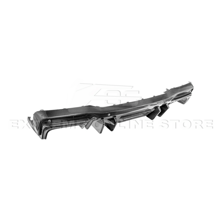 2024+ Ford Mustang V2 Package Carbon Fiber Rear Bumper Diffuser