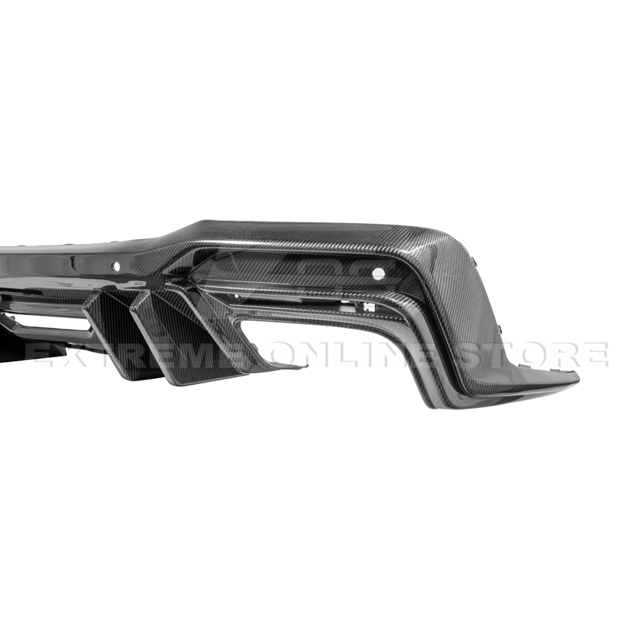 2024+ Ford Mustang V2 Package Carbon Fiber Rear Bumper Diffuser