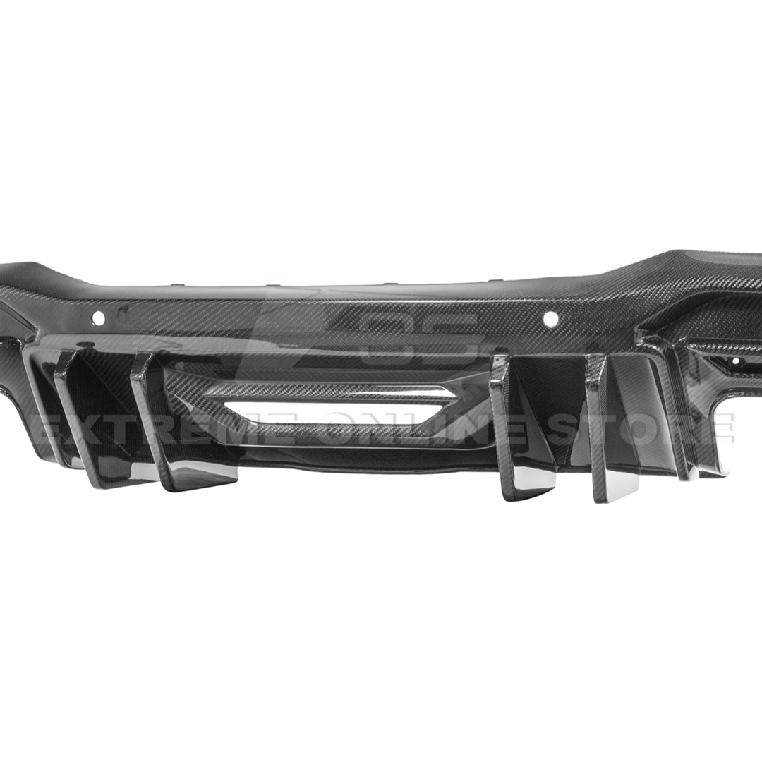 2024+ Ford Mustang V2 Package Carbon Fiber Rear Bumper Diffuser