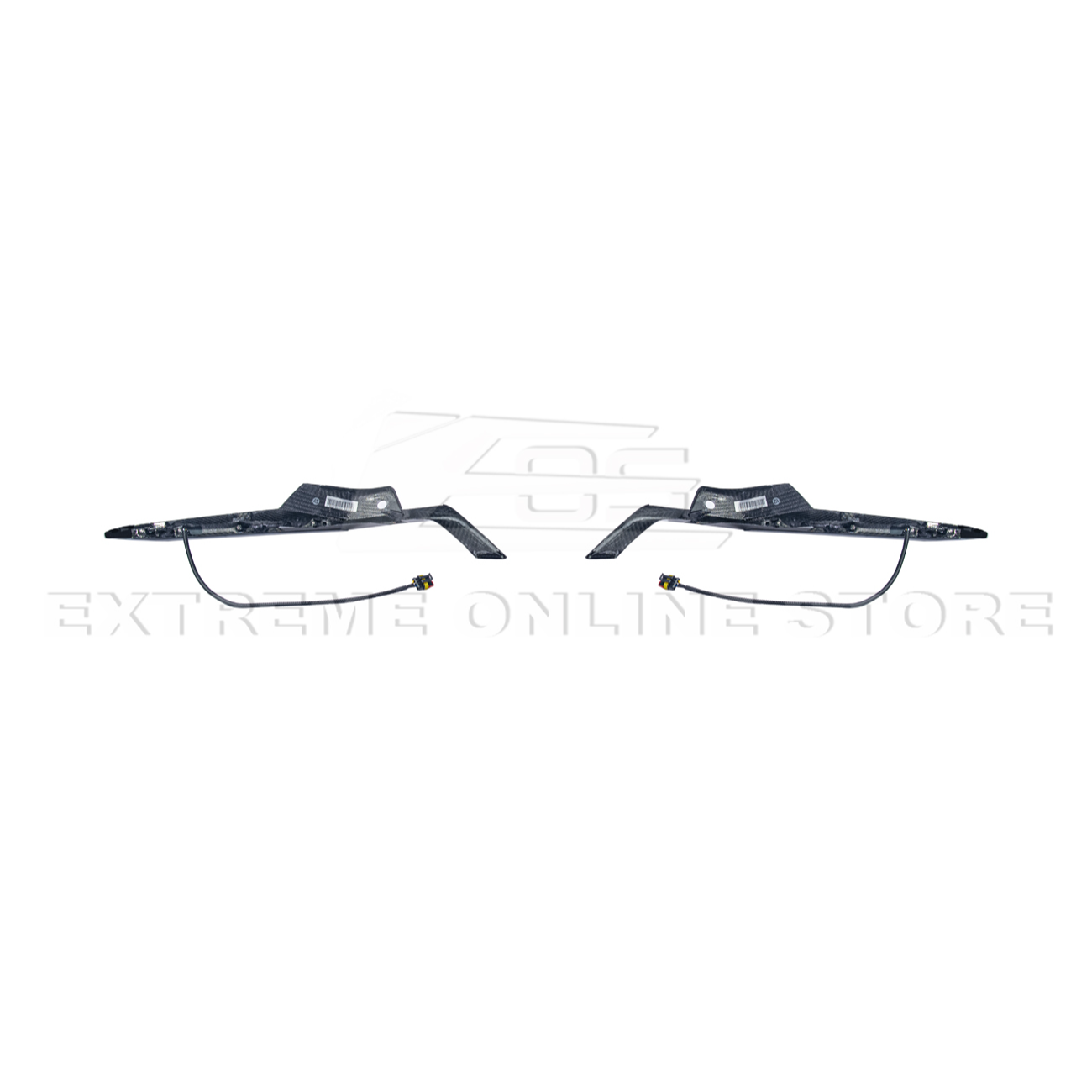 Corvette C8 Z06 Models | CARBON FIBER Sequential LED DRL Light Bar Bezel Insert