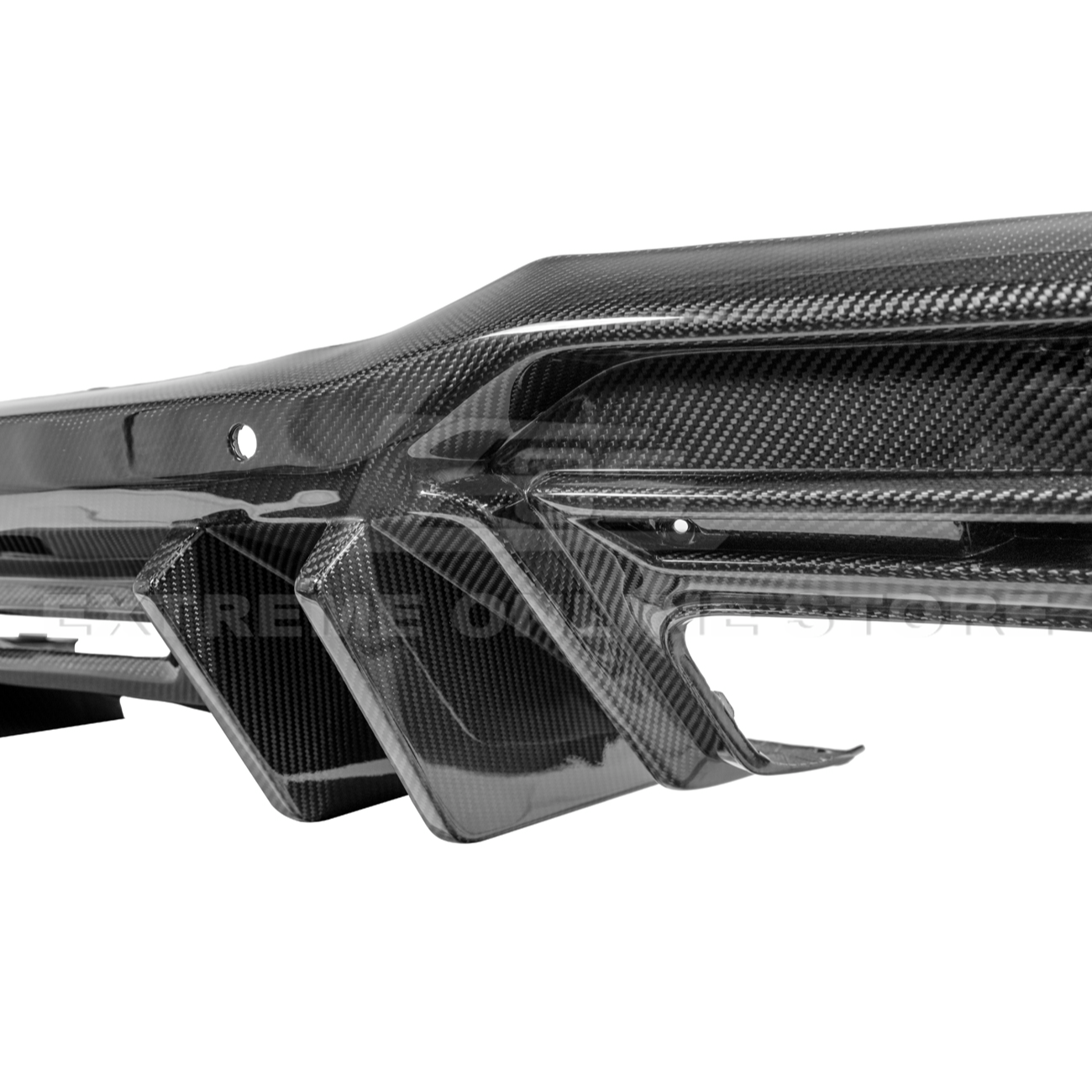 2024+ Ford Mustang V2 Package Carbon Fiber Rear Bumper Diffuser