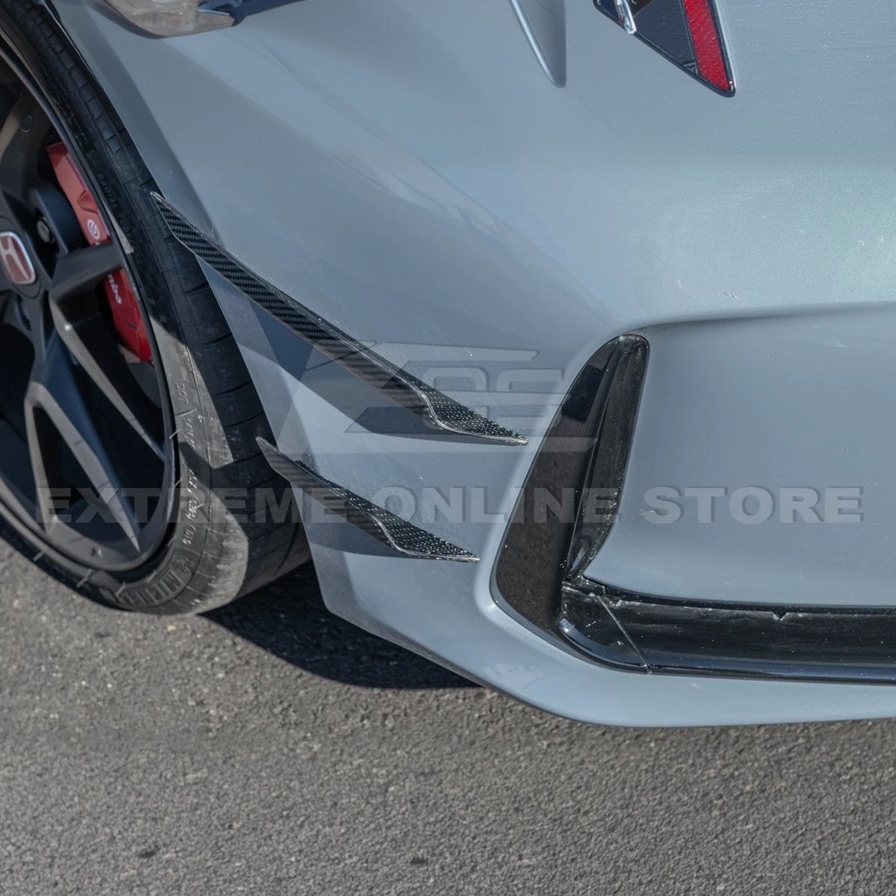 2023-Up Honda Civic Type-R Carbon Fiber Front Side Canards