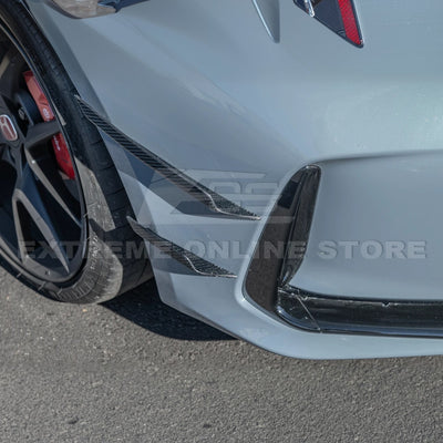 2023-Up Honda Civic Type-R Carbon Fiber Front Side Canards