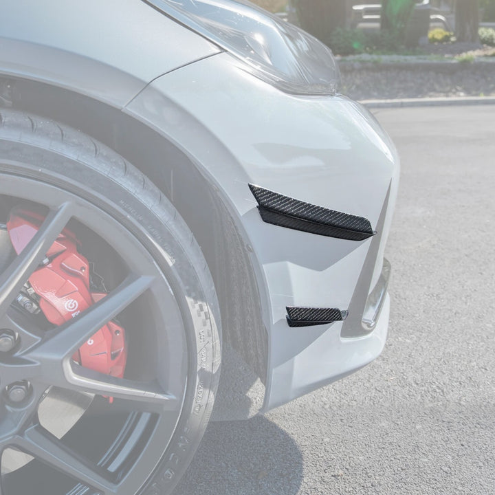 2023-Up Honda Civic Type-R Carbon Fiber Front Side Canards