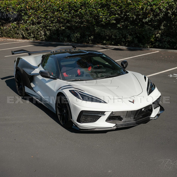 Corvette C8 Stingray DRY CARBON FIBER Front Splitter [Z06 / Z07 Conversion Package]