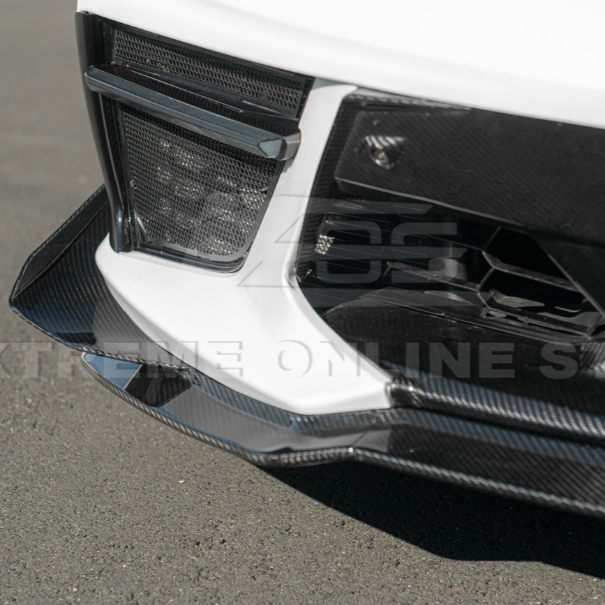 Corvette C8 Stingray DRY CARBON FIBER Front Splitter [Z06 / Z07 Conversion Package]