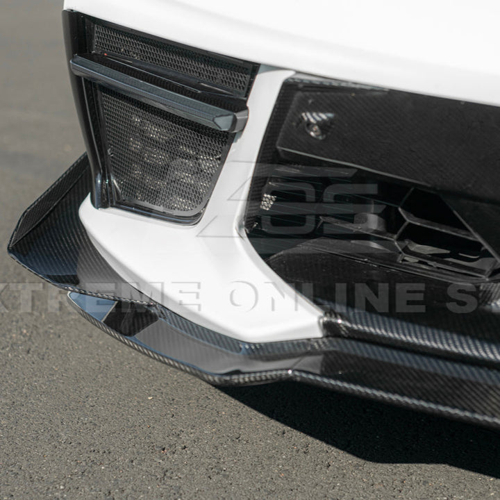 Corvette C8 Stingray DRY CARBON FIBER Front Splitter [Z06 / Z07 Conversion Package]