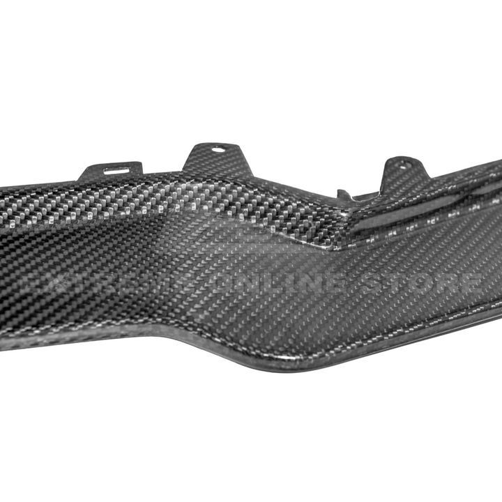 Corvette C8 Z06 / E-Ray DRY CARBON FIBER Front Splitter [Z07 Extended One-Piece Package]