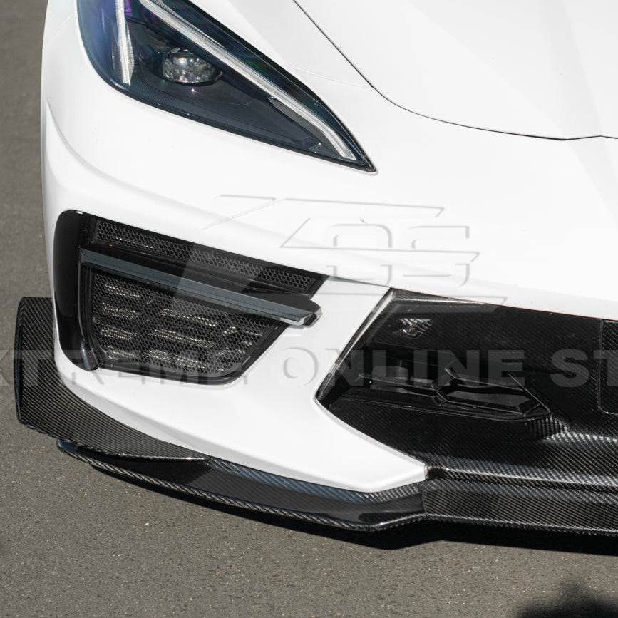 Corvette C8 Stingray DRY CARBON FIBER Front Splitter [Z06 / Z07 Conversion Package]