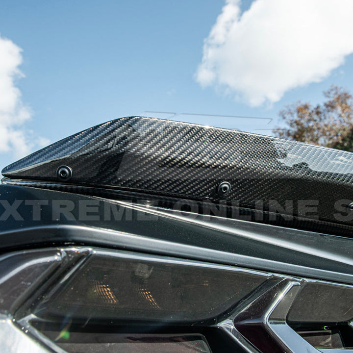Corvette C8 Z06 DRY CARBON FIBER Wicker-bill Extension Winglets