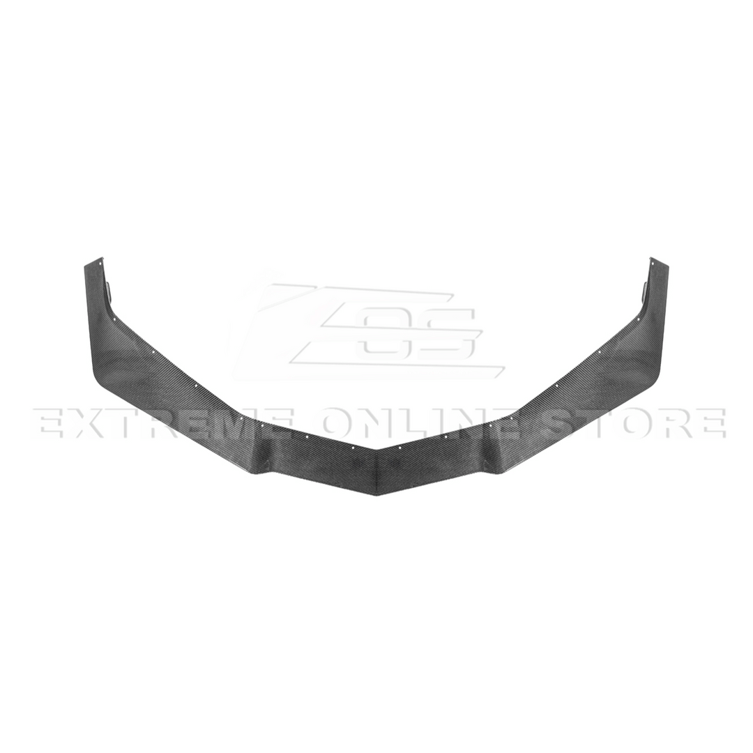 Corvette C8 Z06 / E-Ray DRY CARBON FIBER Front Splitter [Z07 Extended One-Piece Package]