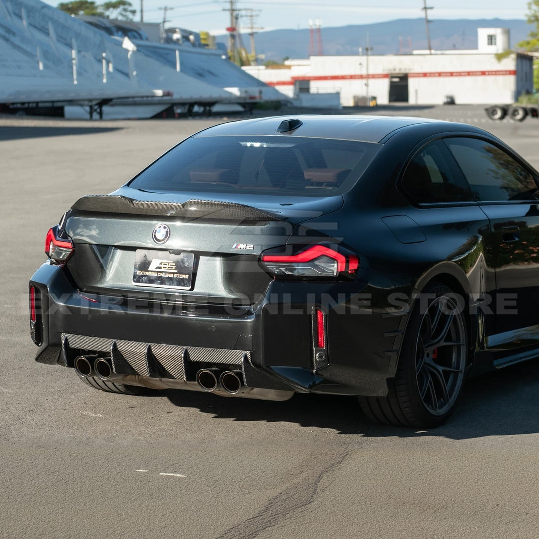 2023-Up BMW G87 M2 | Factory CARBON FIBER Replacement Rear Bumper Reflector