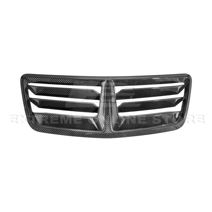 2024-Up Ford Mustang DRY CARBON FIBER Front Upper Hood Vent Insert Cover